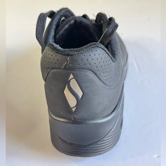 Skechers Men’s Black Athletic Sneakers Size 10 (EU 40) Air Cooled Memory Foam - Picture 8 of 16